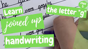 joined up handwriting how to write in