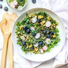 recipe microgreens summer salad