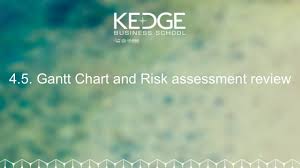 4 5 Gantt Chart And Risk Assessment Review