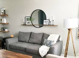 decorate a large wall over a sofa