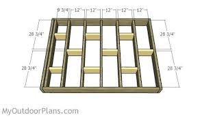 floating bed frame plans