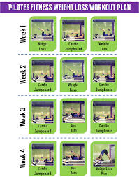 weekly workout plan for weight loss photo 1