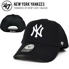 47brand Forty Seven Brand Yankees 47 Mvp Cap Cap Hat Men Gap Dis Unisex Black