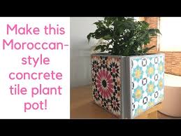 Moroccan Tile Plant Pot How To Make It
