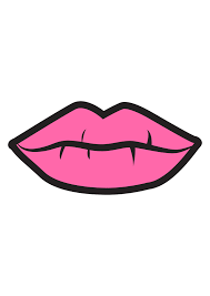 pink lips clipart free svg file svg