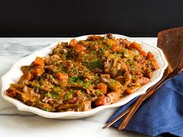 jewish style braised brisket with onions and carrots recipe