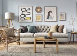 cómo combinar sofá gris con cojines y