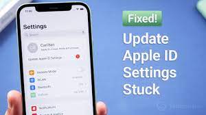 how to fix update apple id settings