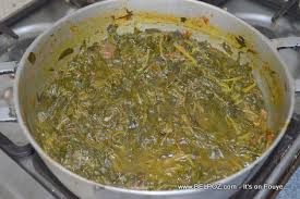 haitian food legume lalo ak vyann
