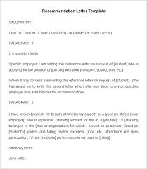 Simple Recommendation Letter For Student 176386600296 Free