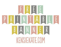 Mein diy mit wimpelvorlage zum download. Kensie Kate Freebie Friday Printable Banner Bannervorlage Happy Birthday Girlande Ausdrucken