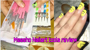 meesho nailart tools review how to