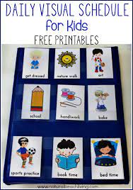 Learn more about creating effective visual schedules for kids from meg proctor. Daily Visual Schedule For Kids Free Printable Natural Beach Living