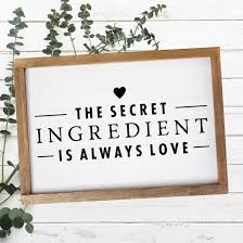The Secret Ingredient Is Always Love - Crafty Cutter SVG