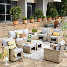 Xizzi Aphrodite 7 Piece Wicker Outdoor