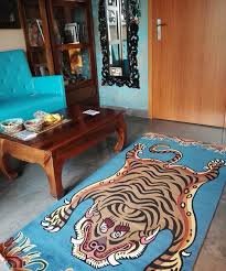 human made tiger rug guru tiger rug