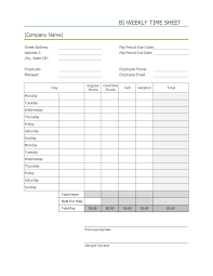 Simple Time Sheet Worksheet Templates At