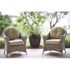Outdoor spaces can be converted into stylish dining spaces or a cozy family area with the right outdoor furniture. Martha Stewart Living Lake Adela Patio Furniture Martha Stewart Patio Furniture Wicker Patio Sectional Backyard Furniture