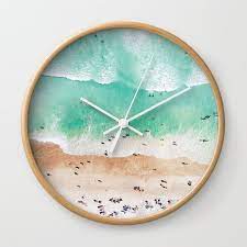 Beach Mood Wall Clock By Gal Design