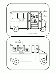 Wheels on the bus set of 12 colored cards for the teacher to use when teaching. Bus Coloring Pages Collection Free Coloring Sheets Pete The Cat Wheels On The Bus Bus Rhymes