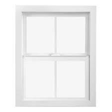 Pella Fiberglass White Replacement Single Hung Window Rough