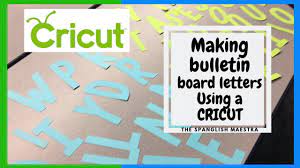 how to make bulletin board letters with