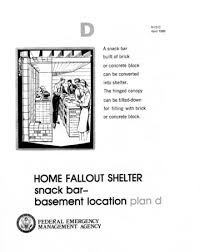 Home Fallout Shelter Snack Bar Basement