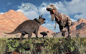 /tyrannosaurus+rex+and+triceratops