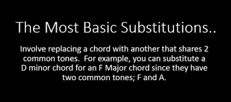 An Introduction To Chord Substitutions For Piano Players 7