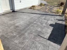 light charcoal outdoor concrete stain