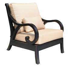 Patio furniture , outdoor furniture , garden furniture , polywood adirondack chair , cast aluminum furniture. Milano Cast Aluminum Deep Seating Chair Patio Furniture At Sun Country