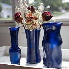 Diy Spray Painted Glass Vases Tutorial