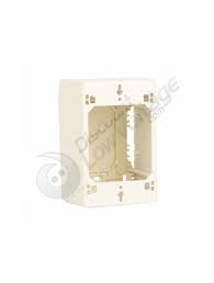 c2g 16086 wiremold uniduct single gang extra deep junction box white