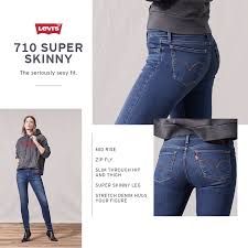 Womens Levis 710 Super Skinny Jeans