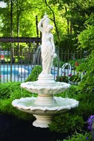 Two Tier Grecian Lady Fountain 96