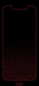 Red border wallpaper for iPhone 13 Mini ...