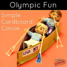 simple cardboard canoe craft