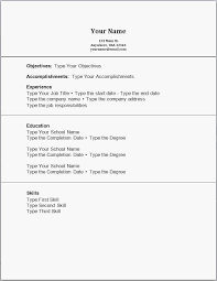 Job Resume Examples No Experience Unique Resume No Experience Sample