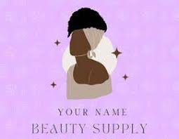 logo for a black owned beauty supply
