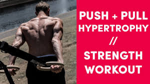 hypertrophy at home workout push