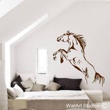 Horse Rearing Wall Art Sticker Custom
