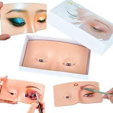 eye dummy makeup practice board with