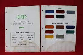 Dupont 1966 Truck Color Paint Chip