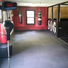 best flooring for a punching bag workout