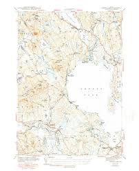 Amazon Com Yellowmaps Sebago Lake Me Topo Map 1 62500