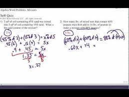 how to solve algebra word problems