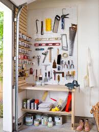 how to hang pegboard for an organized