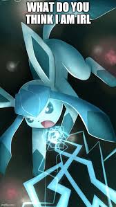 image tagged in glaceon use ice beam