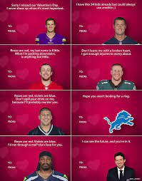 5 out of 5 stars (3,898) $ 4.99 free shipping bestseller favorite add to instant download football valentine's day, hope you have a ball this valentine's day, sport valentine's day cards. Nfl Memes Is On Point With Their Valentine S Day Cards Crossing Broad