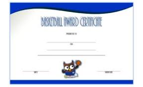 Basketball Certificate Templates 7 Best Designs Free Download